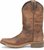 Side view of Double H Boot Mens Jadon 11 Inch Maxflex Wide Square Toe Roper